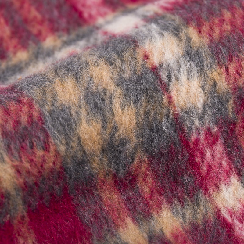 Tartan kockás ablaküveg többszínű gyapjú poliészter tweed szövet 2145