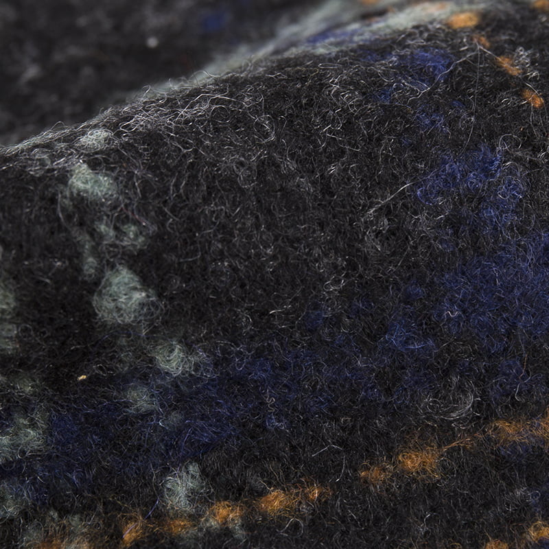 Tartan kockás hurokfonal vegyi rostos tweed szövet 2146