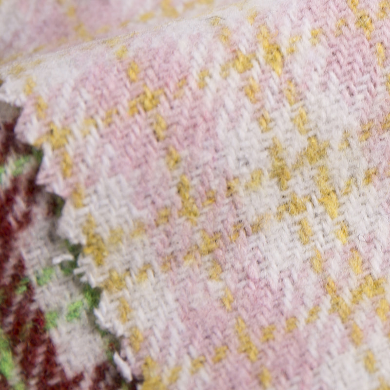 Tartan Plaid Twill Tweed Fabric 2400
