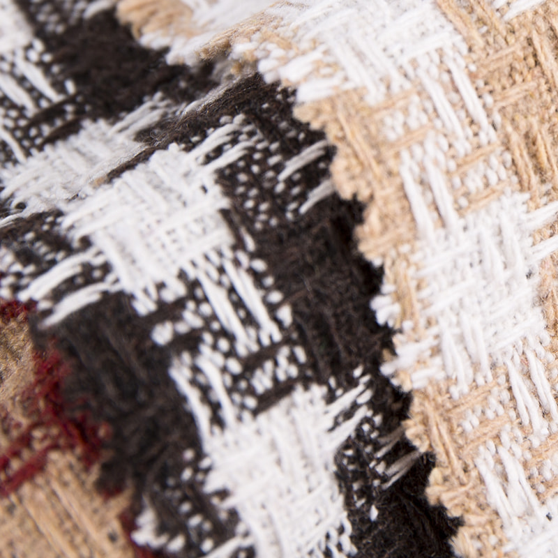 Vichy 10% gyapjú 90% vegyi szálas Tweed szövet 2419