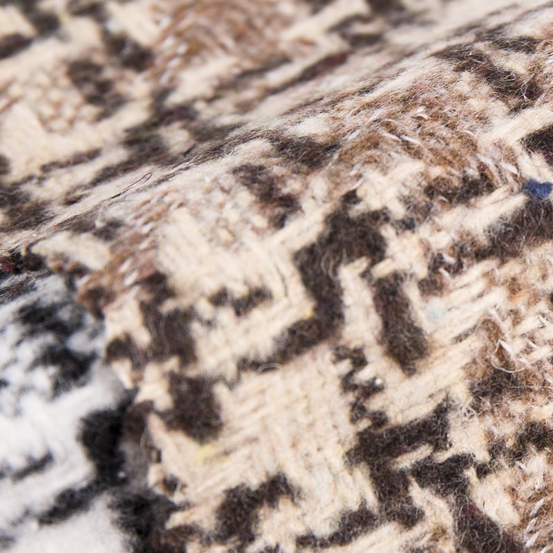 Hóérintő kockás Jacquard Check Tweed Fabric 2433