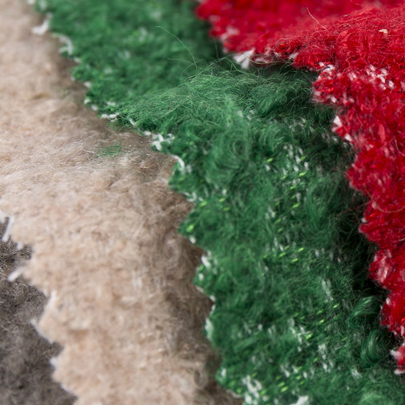 Többszínű berber gyapjú Tweed szövet női ruházathoz 2719