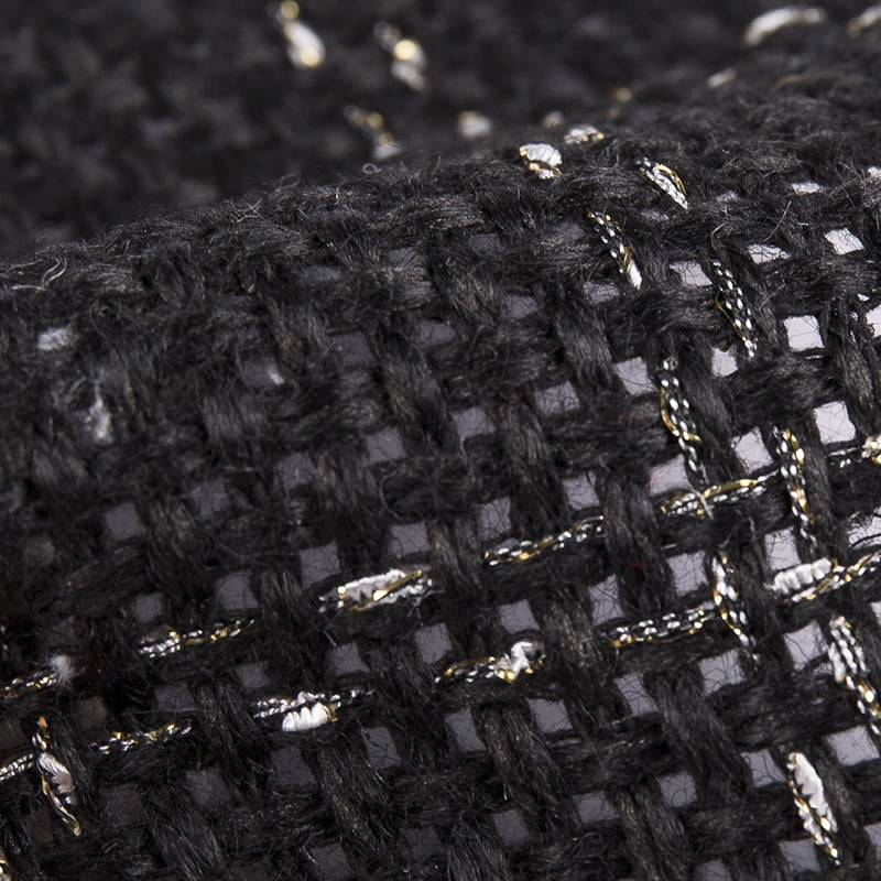 Fémes hálós ablaküveg Tweed szövet 2969