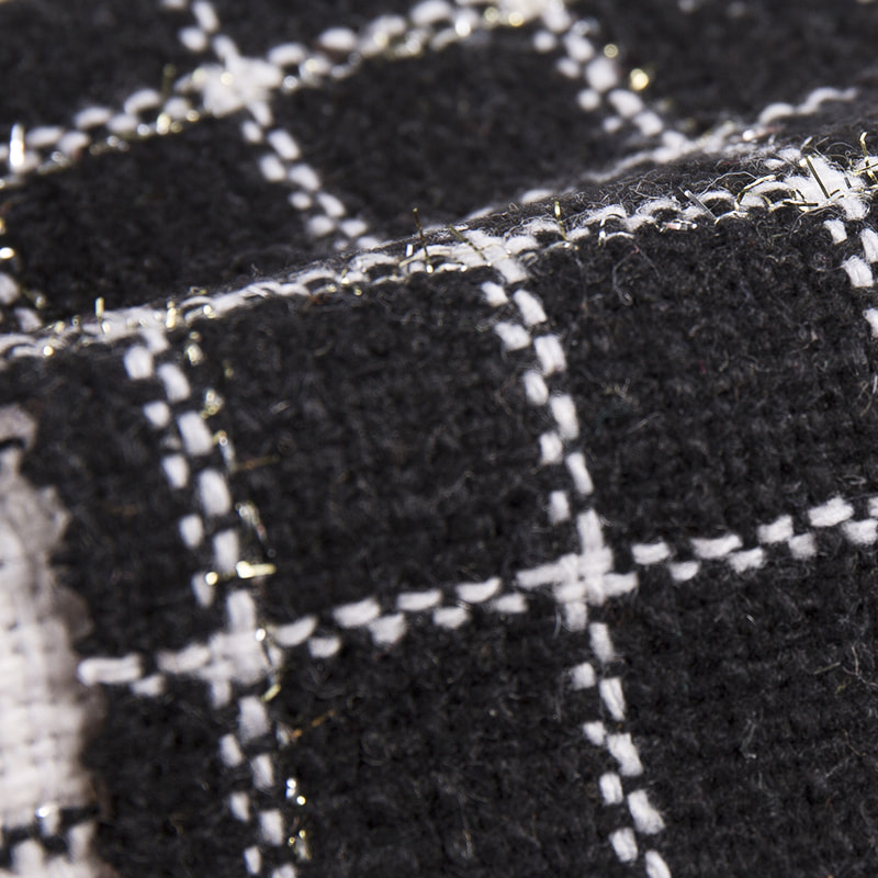 Szőtt fém gyapjú ablaküveg Tweed szövet 3087