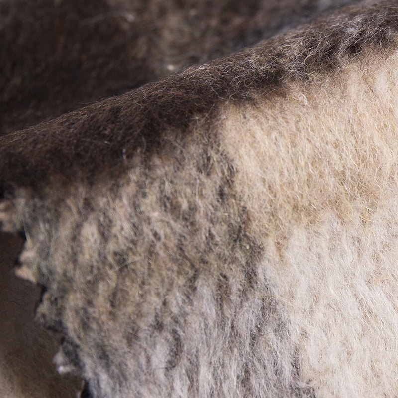 Sima hajú gyapjú poliészter nehéz anyag kabátokhoz 3252