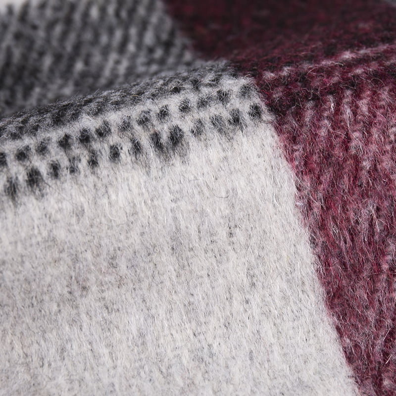 Brush Wool Twill Plaid, kontraszt színű szövet 3293