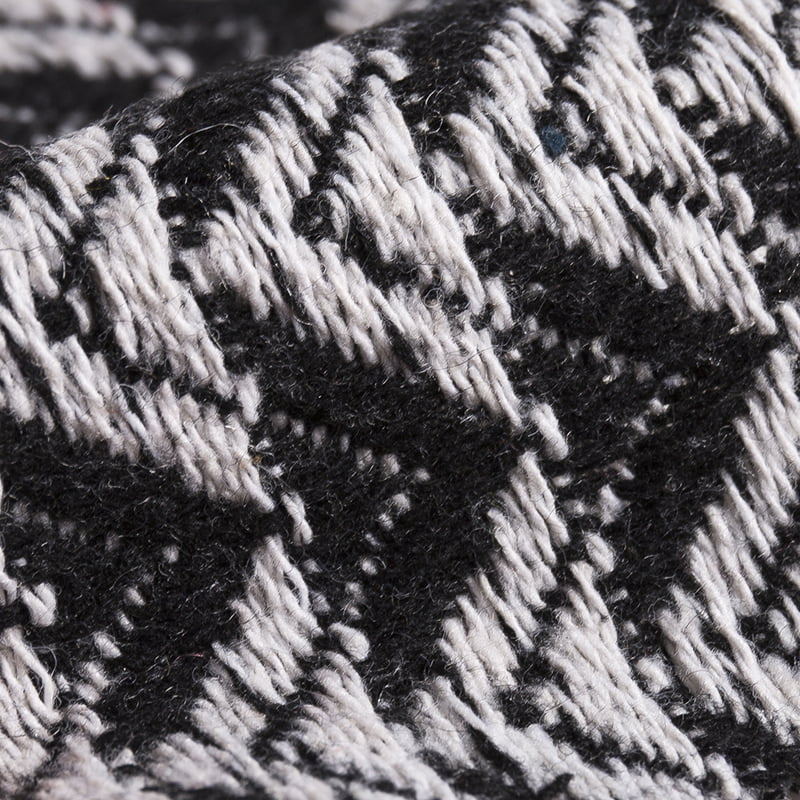 Dombornyomott nyílhegyű jacquard gyapjú nehézsúlyú Tweed szövet 3457