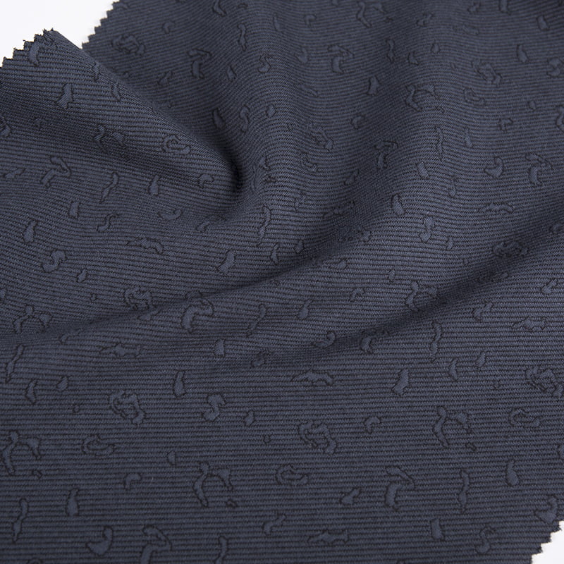 Dombornyomott kötött jacquard poliészter gyapjú pamut modális sportruházati szövetek ruházathoz AW23008
