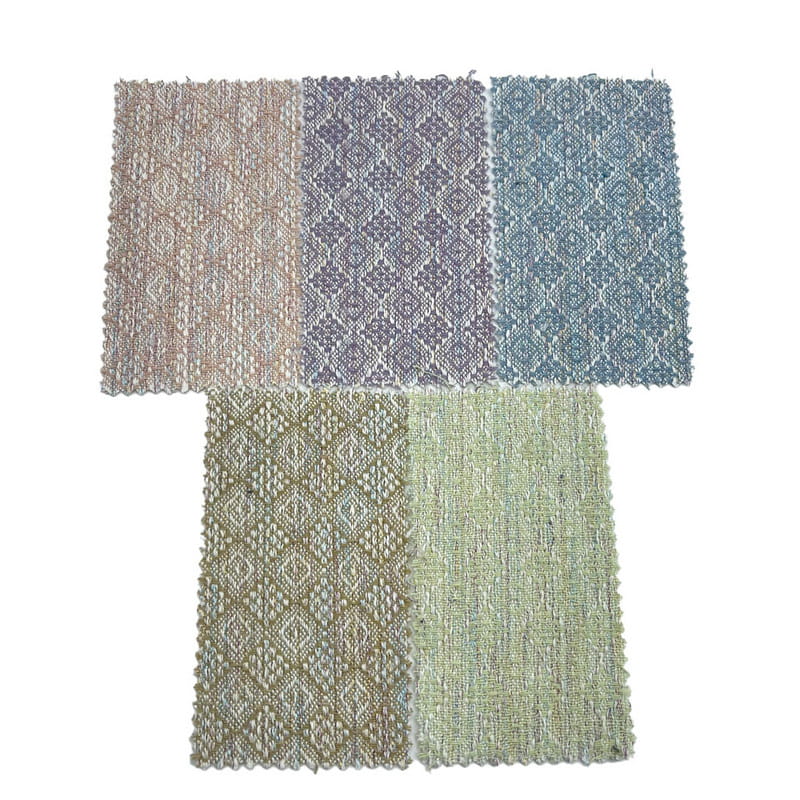 Dombornyomott Jacquard gyapjú függöny Tweed szövetek ruhákhoz 3768